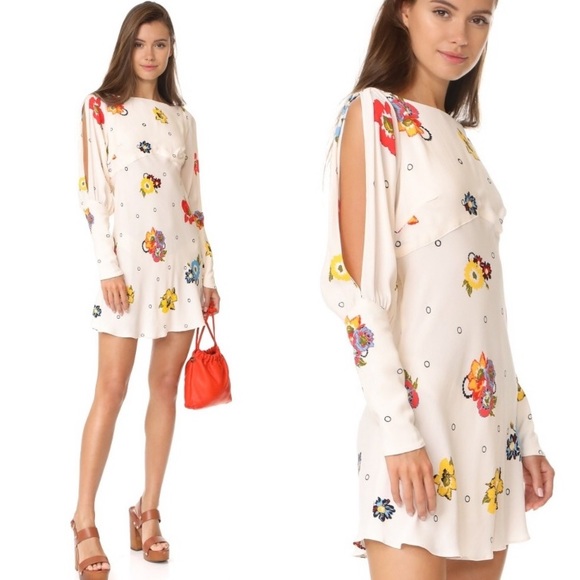 Free People Dresses & Skirts - Free People Sunshadows Ivory Dress
